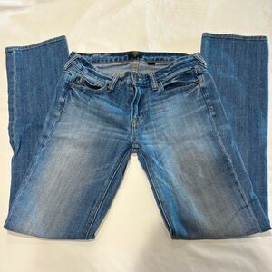 J Crew stretch low rise jeans size 28R EUC
